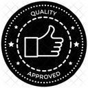 Timbro Sigillo Timbro Di Qualita Qualita Approvata Icon