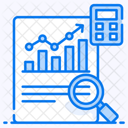Qualitative Data Icon Download In Colored Outline Style