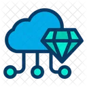 Cloud Diamant Online Speicher Icon