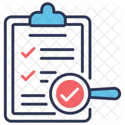 Checkliste zur Qualitätskontrolle  Symbol