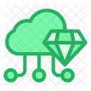 Cloud Diamant Online Speicher Icon