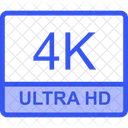 Qualité 4K  Icône