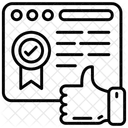 Qualite Fiabilite Coherence Icône