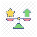 Quality Growth Balance Icon