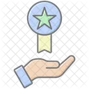 Quality Assurance Award Lineal Color Icon Icon