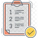 Quality Control Checklist  Icon
