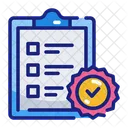 Quality Control Standards Inspection Icon