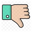 Thumb Down Dislike Unlike Icon