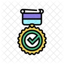Quality Medal Certificate Badge Icône