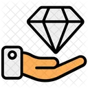 Quality Offering Premium Quality Diamond Icon