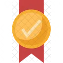 Quality Ribbon Quality Badge Certificate Icon