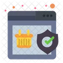 Quality Shopping Shopping Security Shopping Protection Icon
