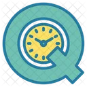 Quality Time Service Time Care Time Icon