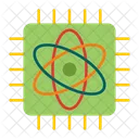 Quantencomputing Chip Quantencomputer Symbol