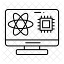 Quantenprozessoreinheit Prozessoreinheit Symbol