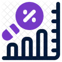 Quantitative Research Numeric Metric Icon