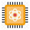 Quantum Chip Quantum Computing Icon