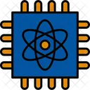 Quantum Computing Technology Science Icon