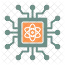 量子コンピューティング、量子、テクノロジー アイコン