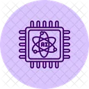 Quantum Computing Pentaglow Icon