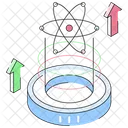 Quantum Computing Hologram Quantum Structure Icon
