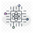 Quantum Computing Advanced Computing Power Quantum Bits Icon