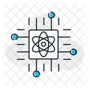Quantum Computing Advanced Computing Power Quantum Bits Icon