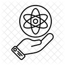 Quantum Energy Atom Experiment Icon