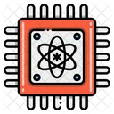 Quantum Technology Quantum Computing Atomic Icon