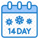 Quarantane Kalender Covid Symbol