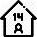 Quarantane Isolation Vierzehn Symbol