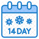 Quarantine Calendar Covid Icon