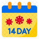 Quarantine Calendar Covid Icon