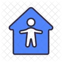 Safe Home Coronavirus Icon