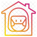 Quarantine Distance House Icon