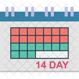 14 Days Quarantine  Icon