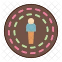 Quarantine Physical Distancing Social Distance Icon