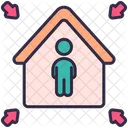 Quarantine Home  Icon