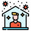 Quarantine Home  Icon