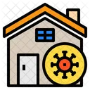 House Stay At Home Coronavirus Icon