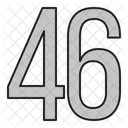 Numeros Dias 46 Ícone