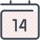 Virus Calendario Quarentena Ícone