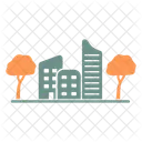 Quarter Building Construction Icon
