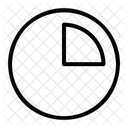 Quarter Minutes Time And Date Icon