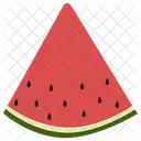 Quarter Slice Watermelon Fruit Icon