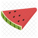 Quarter Watermelon Watermelon Fruit 아이콘