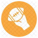 Quarterback Goal Game Icon