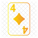 Quatro de diamantes  Ícone