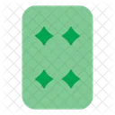 Quatro de diamantes  Ícone