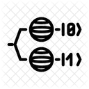 Fotonico Qubit Quantico Ícone